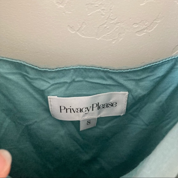 NWOT Privacy Please Modal Mini Dress Seafoam Green - Picture 6 of 12
